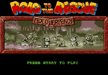 Zou! Zou! Zou! Rescue Daisakusen (Japan) screen shot title